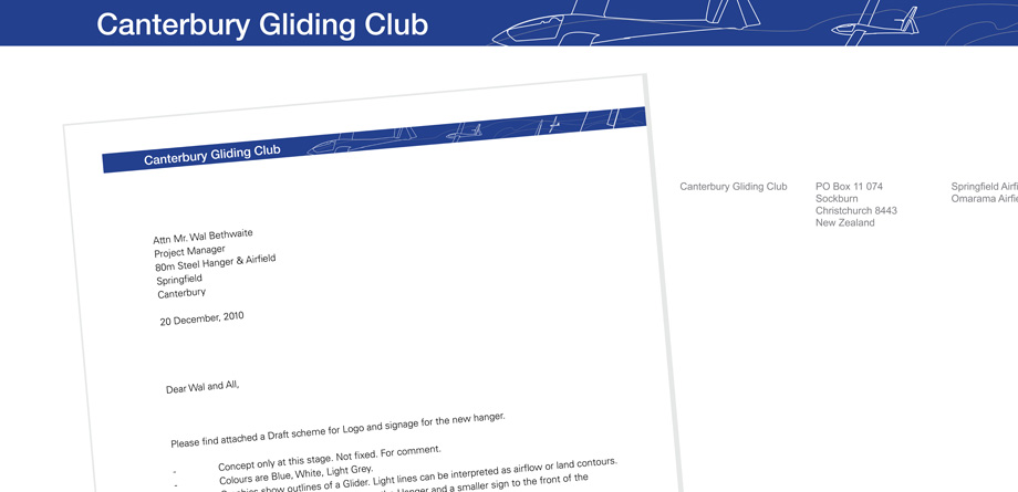 Canterbury Gliding Club · Branding
