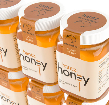 Hantz Honey · Packaging and Logo Design