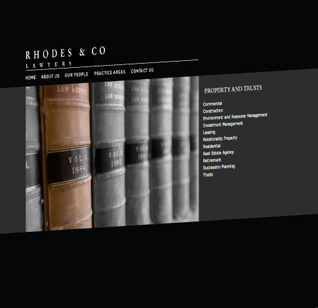 Rhodes & Co Lawyers · HTML Website